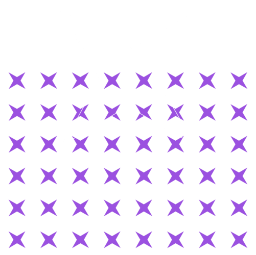 Graphic of a matrix of cross icons